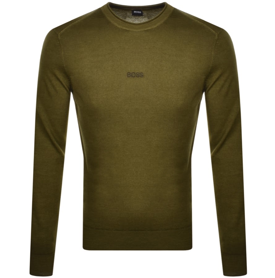 Alternative Image for ProductBOSS Kosten Knit Sweatshirt Khaki1